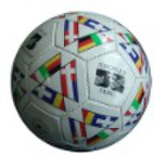 (5#) hand stitched Multi flags pvc soccer/football