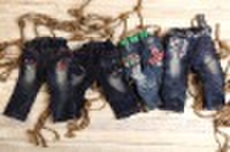 Jiaojiaotu children's jeans