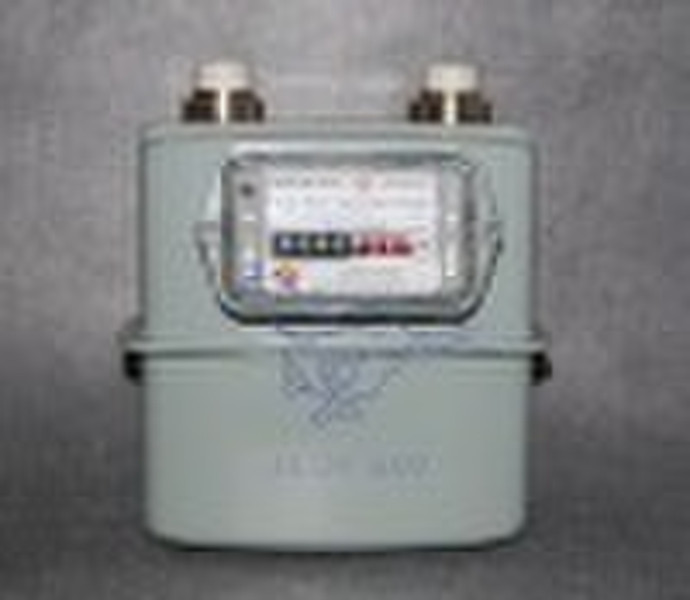 Domestic diaphragm gas meter
