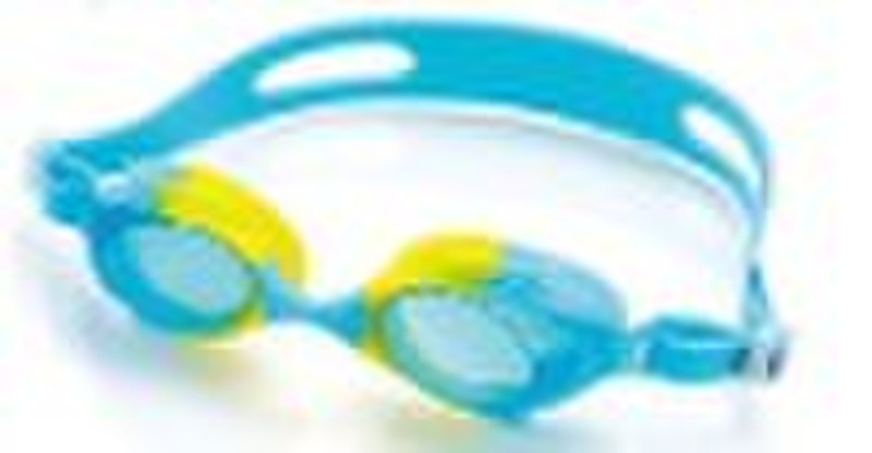 JUNIOR fashion silicone  anti-fog  swiming goggles