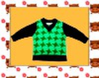 Children's computer knitted sweater