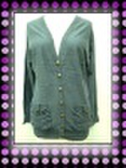 Ladies' 12G Knitted Cardigan