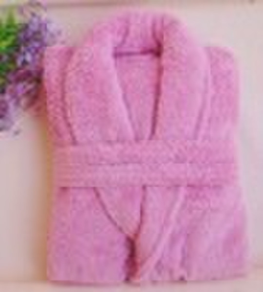 soft and quick dry women coral fleece bathrobe