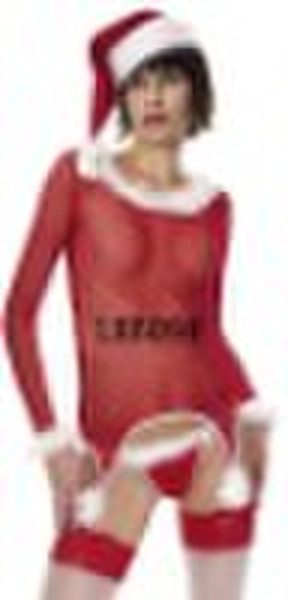 2010Newest网+吊袜带圣诞派对性感林