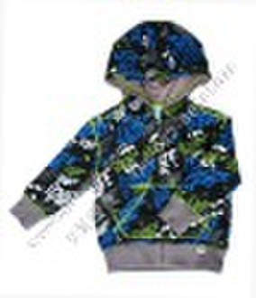 boys knit long sleeve hoodie