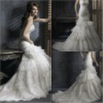 WD1808  Popular and High Quality Fabric Bride Dres