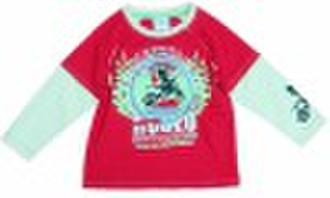 Kids winter top/child garment stock  A1162#red