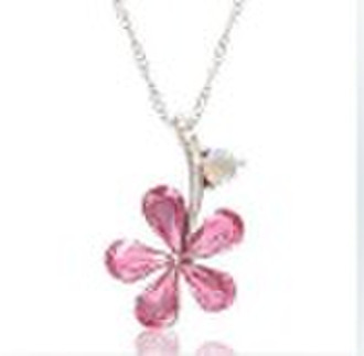 Swarovski crystal necklace flower,swarovski elemen