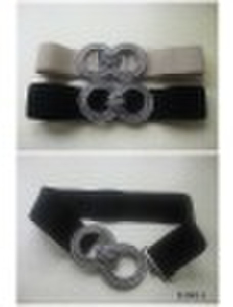 Double ring buckle belt