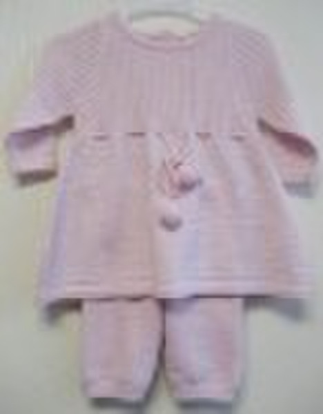 knitted cotton infant sweater