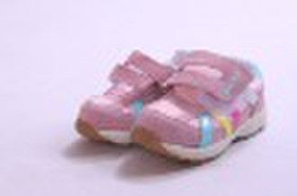 PU blue brown toddle shoes for 1-6 baby