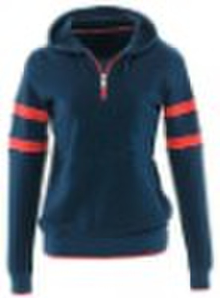 Lady's attractive design fleece pullover