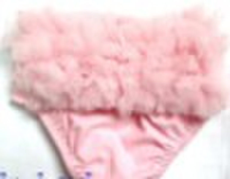 Cotton bloomer with ruffle