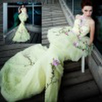 two use short and long mermaid  prom dress  36008