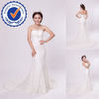 wholesale mermaid  lace bridal wedding dress  A25