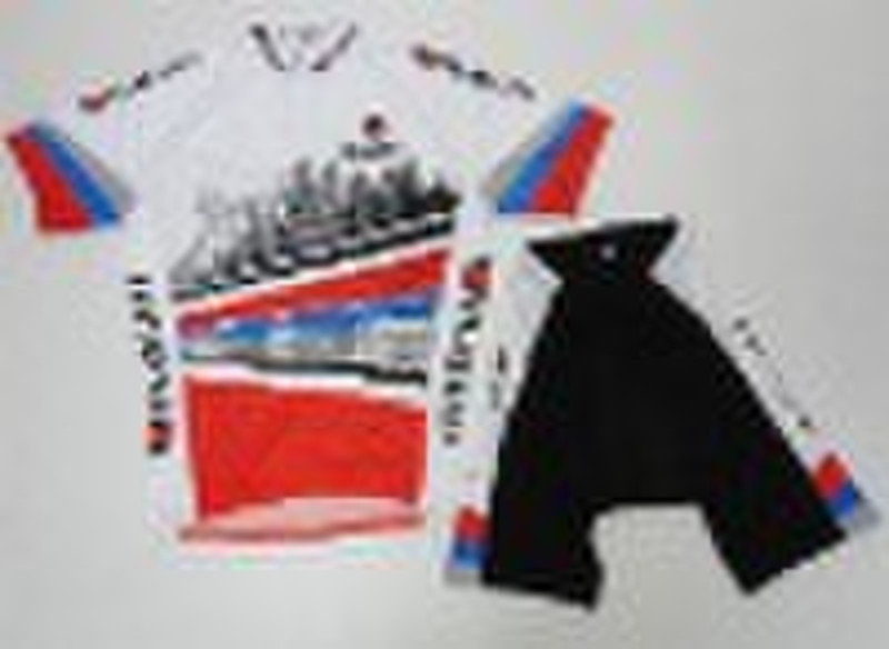 short  sleeve sublimation transfer printing cyclin