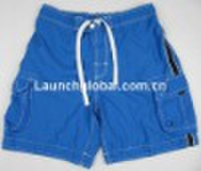 Stock Men Cargo Beach Shorts with Mesh Lining