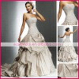 beautiful  A-line/princess strapless neckline  taf