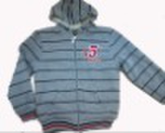 Jungen Fleece Lizenz Jacke (Grau)