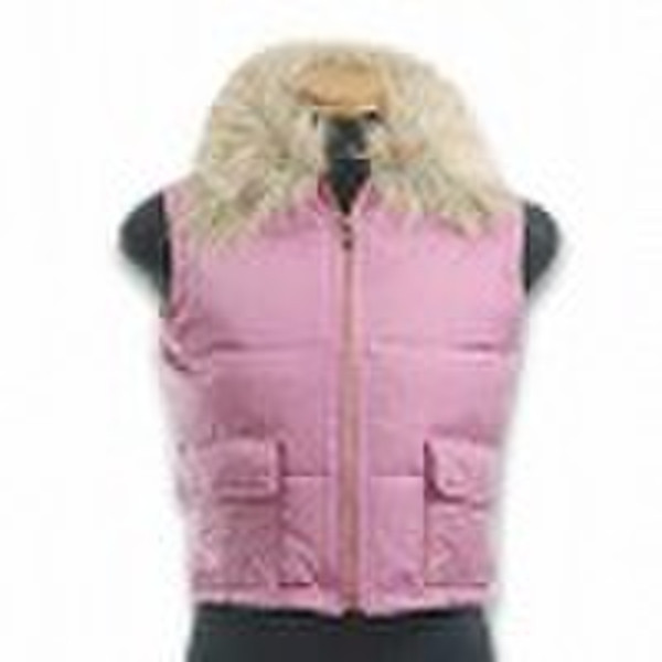 Lady's fashion padded vest