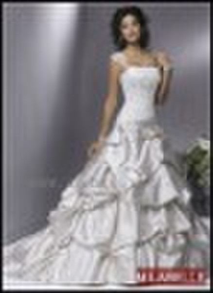 Formal Luxury Summer bridal Dress with Strap