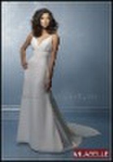 Splendid Simple Beach Wedding Dress with Strap