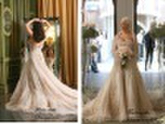 2010 wholesale  white bridal wedding gowns dress S