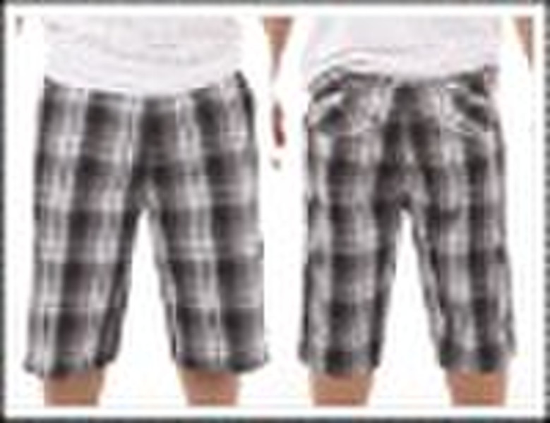 zu verkaufen Herren Plaid Lässige Shorts (MZXS-6140)