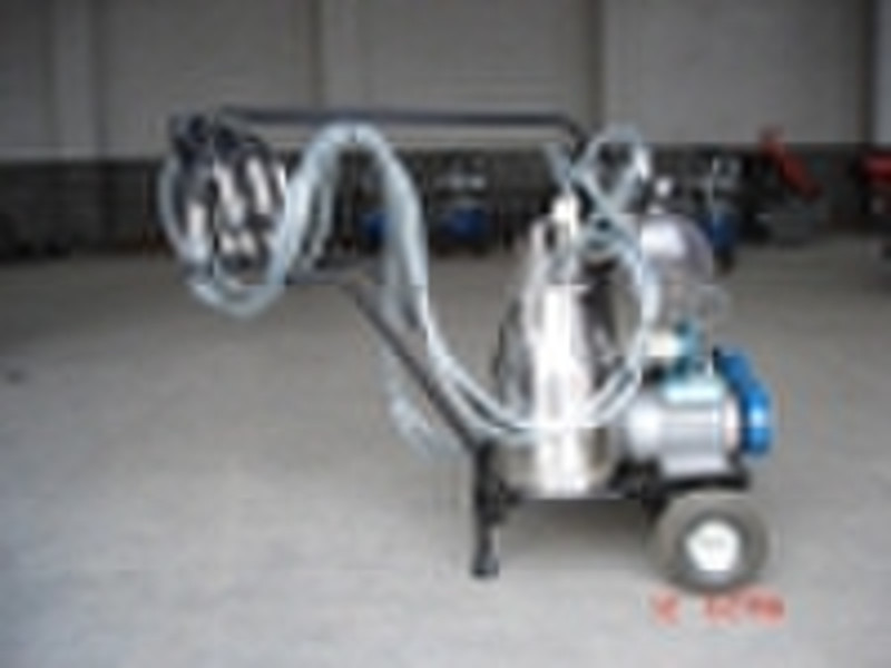 Yz-Iif Type Vacuum Pump Mobile Cow Milking Machine