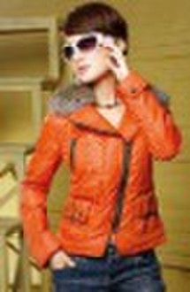 womens pink down coat