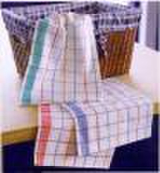 checked kitchen towel