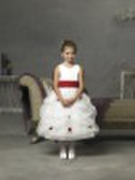 lovely organza flower girl dress AN-WD-0923