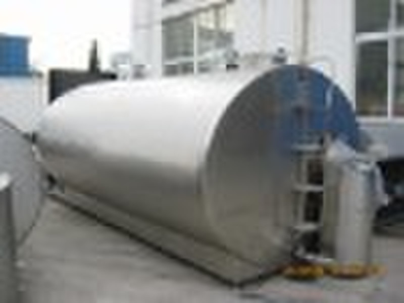 Direct expansion milk cooling tank