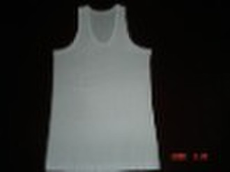 100% cotton white vest, white A-shirt, comfortable