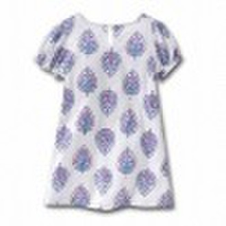 dotted casual girl dress