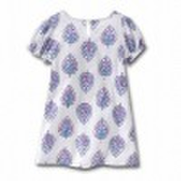 dotted casual girl dress