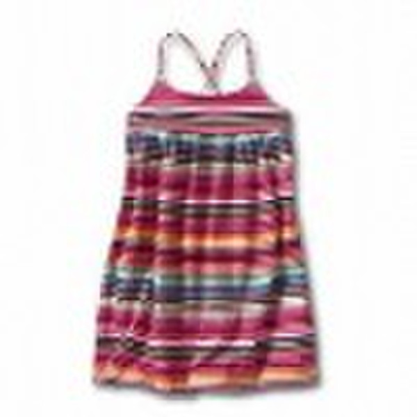 yarn dyed girl dress