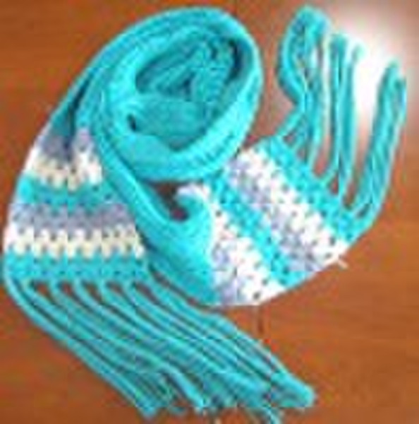 围巾的方式的围巾女士'条；围巾织sc