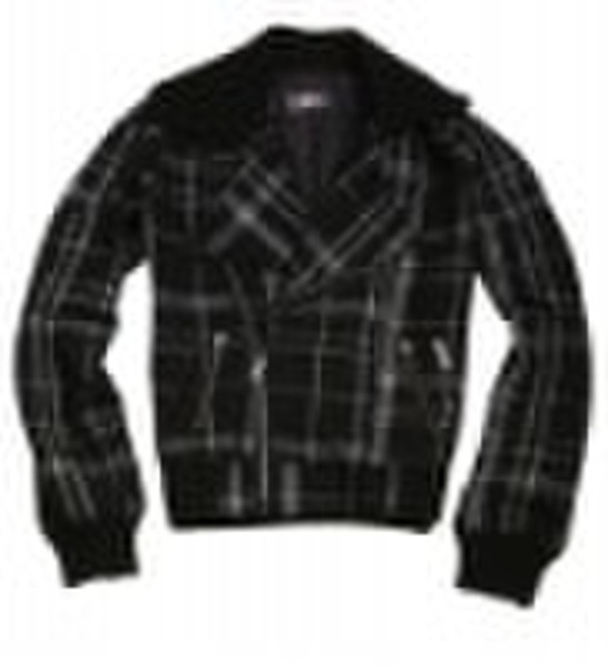 Women`s cotton plaid Jacket