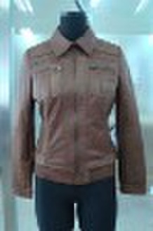 Ladies' leather coat