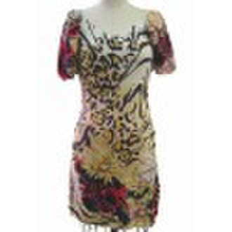 Hand painted tencell dress