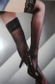 12D merceived knee high with lace