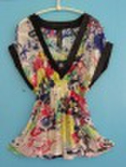 ladies fashion silk blouse