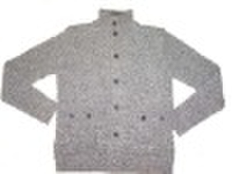 Mens Twisted Sweater with Jersey Lining