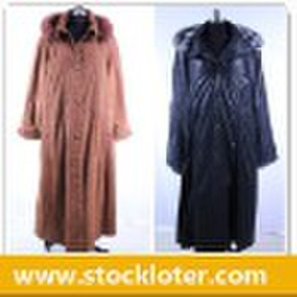 101103A  Ladies Leather Coat