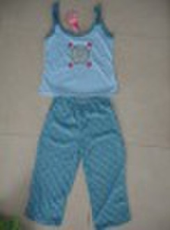 2010 hot sale fille lovely children' pajamas c