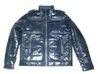 Men's 210T nylon shiny padding jacket