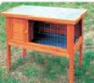 wooden rabbit hutch