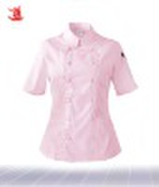 Damen Kurzarm Chef Uniformen