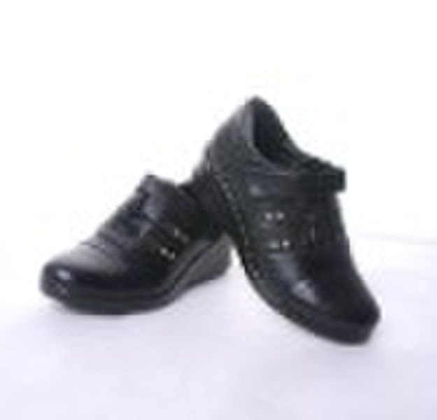 6662  cow skin genuine leather shoes